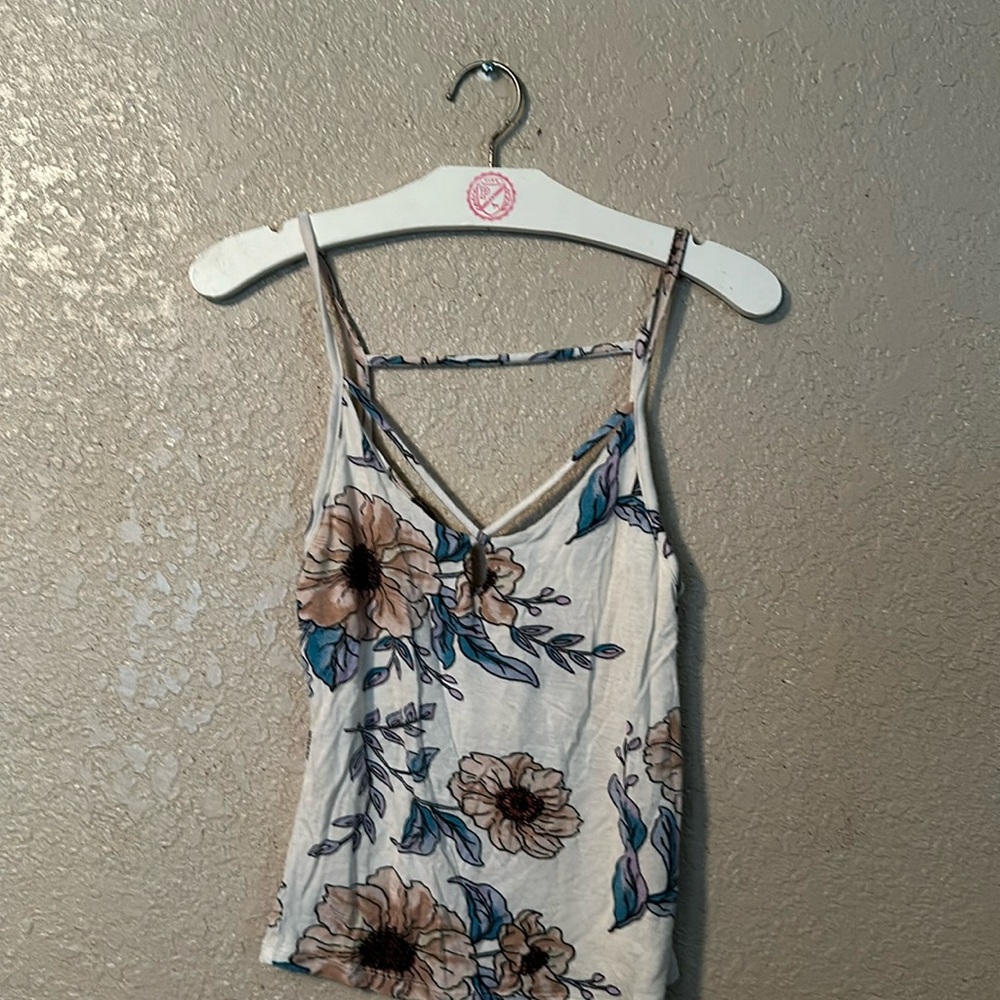 Popular basic floral blouse